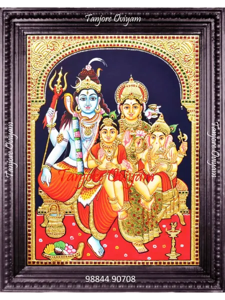 Shiva Family Painting
